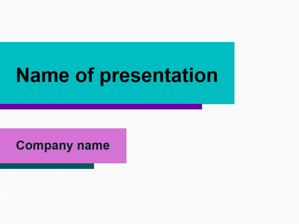 Free Purple Bar powerpoint template presentation